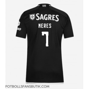 Benfica David Neres #7 Replika Bortatröja 2023-24 Kortärmad